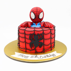 Superhero Cake (Spider Man Theme)